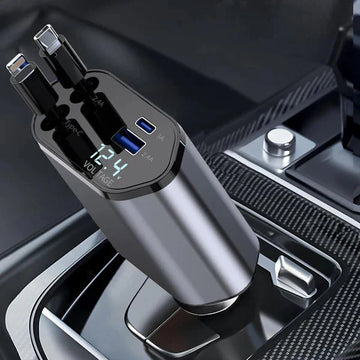 š Flash Sale ā Save 65% Today | 45W 4-in-1 Retractable Fast Car Charger for iPhone & Android š±š